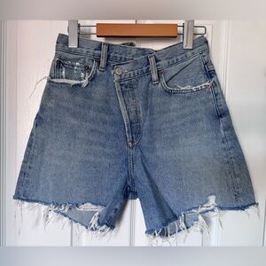 AGOLDE shorts criss cross jeans in size 25 BNWOT